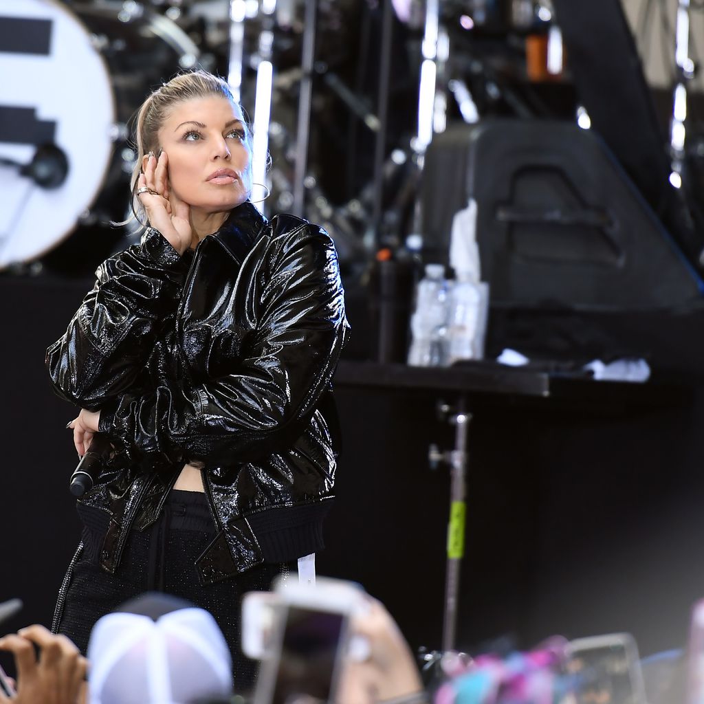 Fergie bei einem Konzert von NBC in New York City