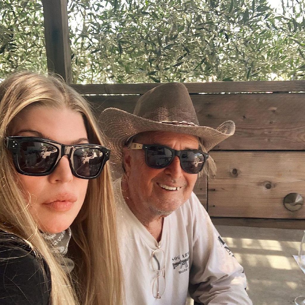 Fergie mit ihrem Vater