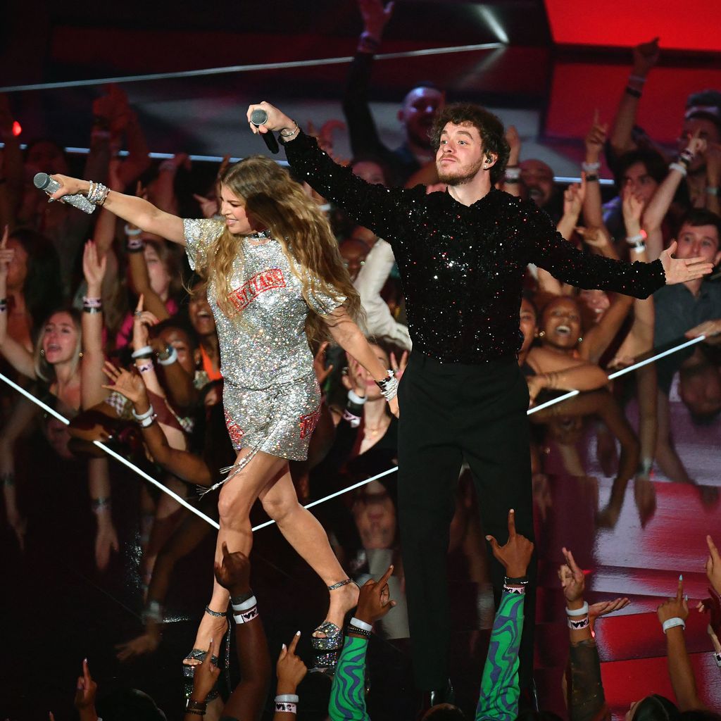 Sängerin Fergie und Rapper Jack Harlow bei den VMAs, August 2022