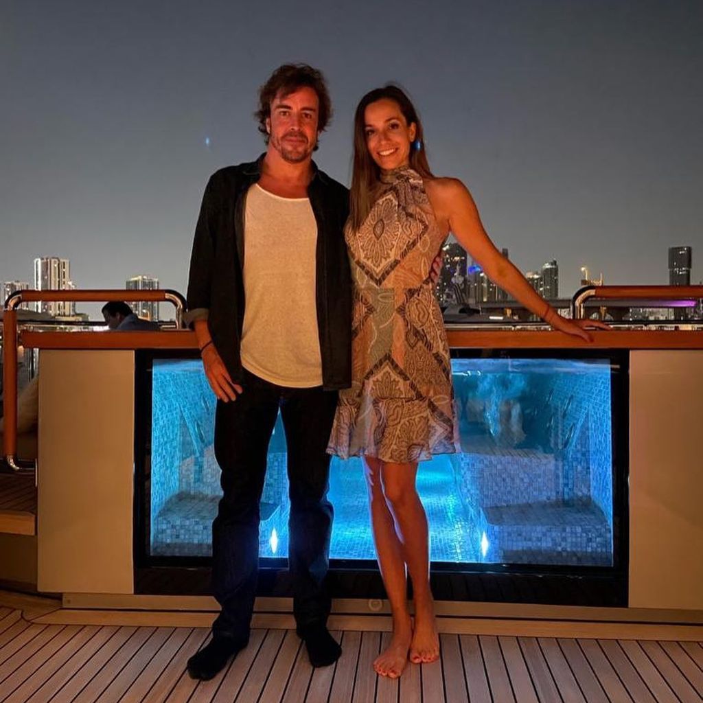 Fernando Alonso und Andrea Schlager