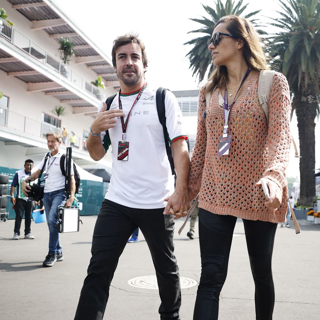 Fernando Alonso und seine Freundin Andrea Schlager