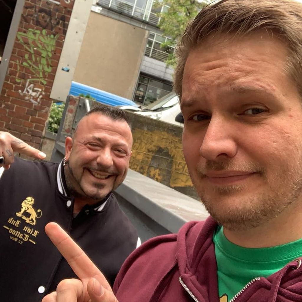Fernando Dela Vega und Falko Ochsenknecht im Mai 2020