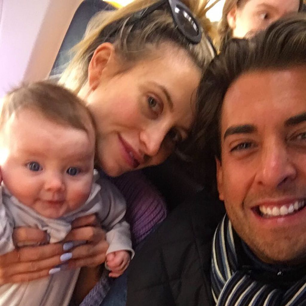 Ferne McCann, ihre Tochter Sunday und James Argent im Mai 2018