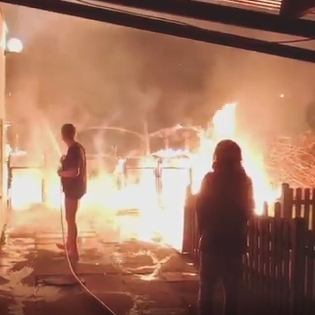 Feuer bei Eva Imhof am Silvesterabend 2019
