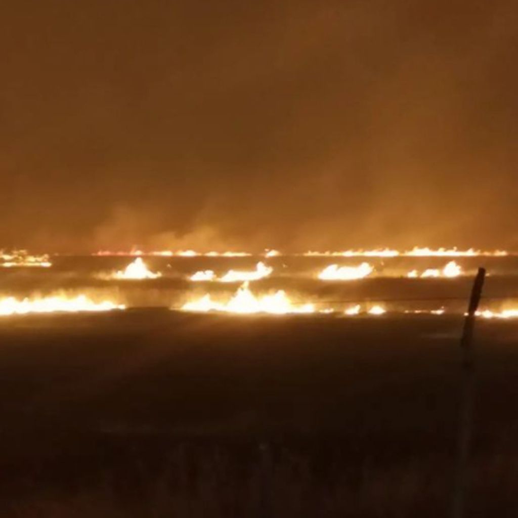 Feuer in Bauer Geralds Nachbarschaft