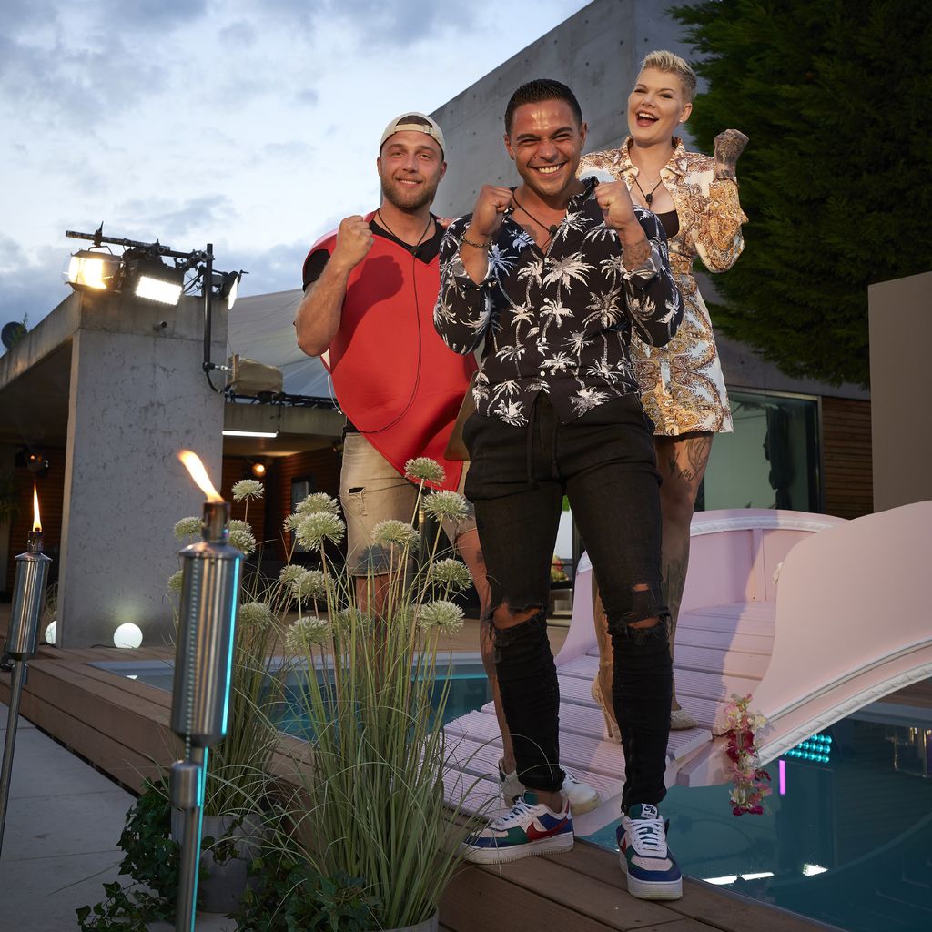 Filip Pavlovic, Alex Molz und Melli Müller für "Like Me - I'm Famous"