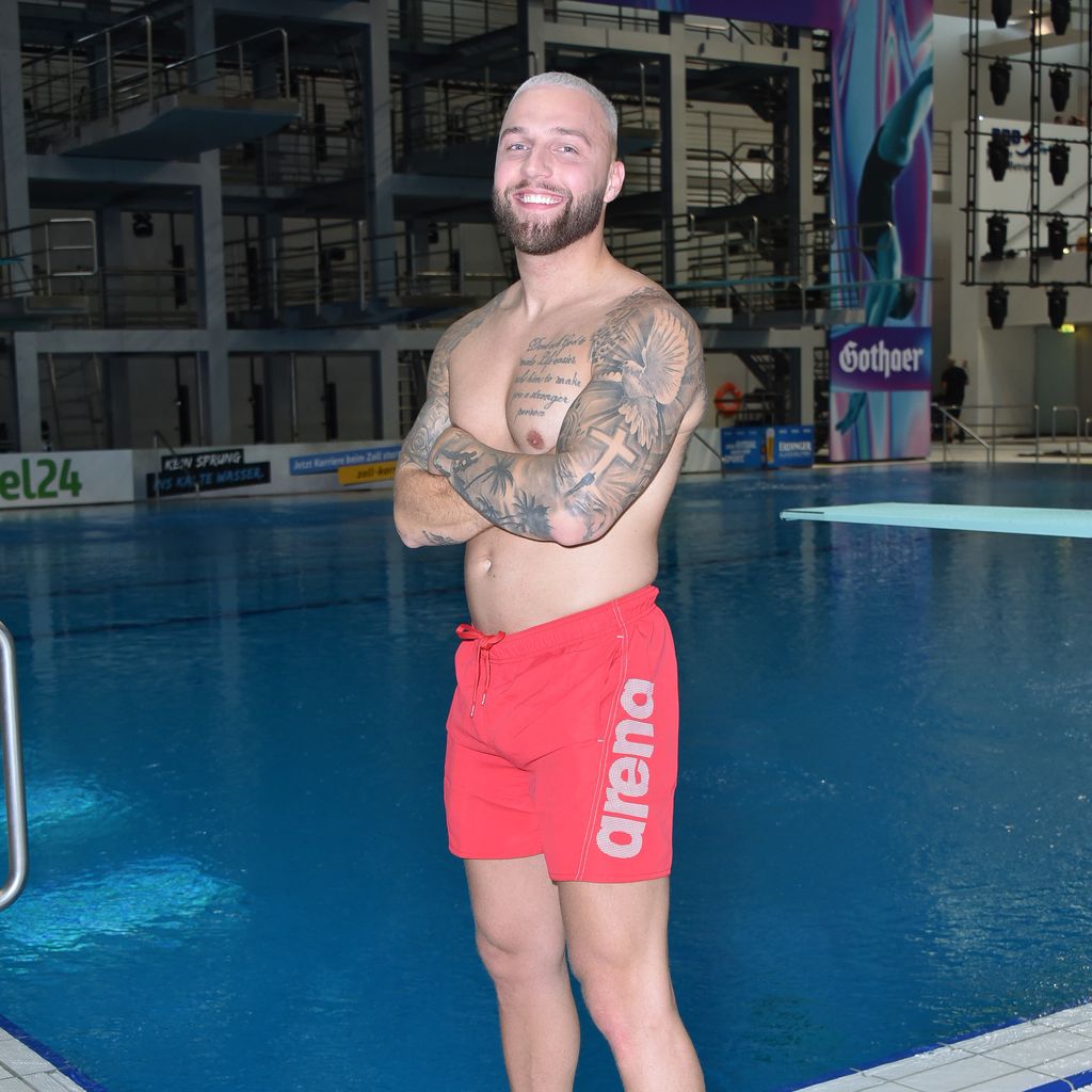 Filip Pavlovic beim "RTL Turmspringen"