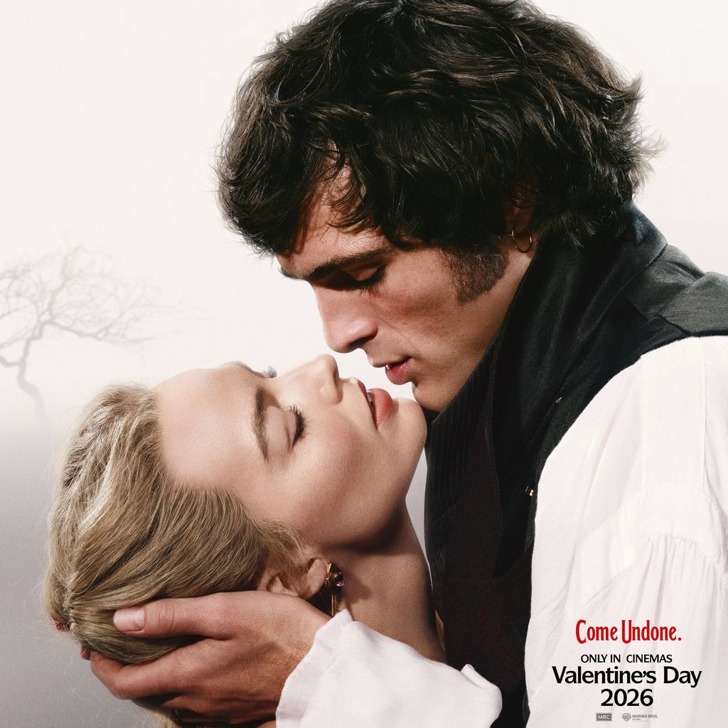 Poster zu "Wuthering Heights" mit Margot Robbie und Jacob Elordi
