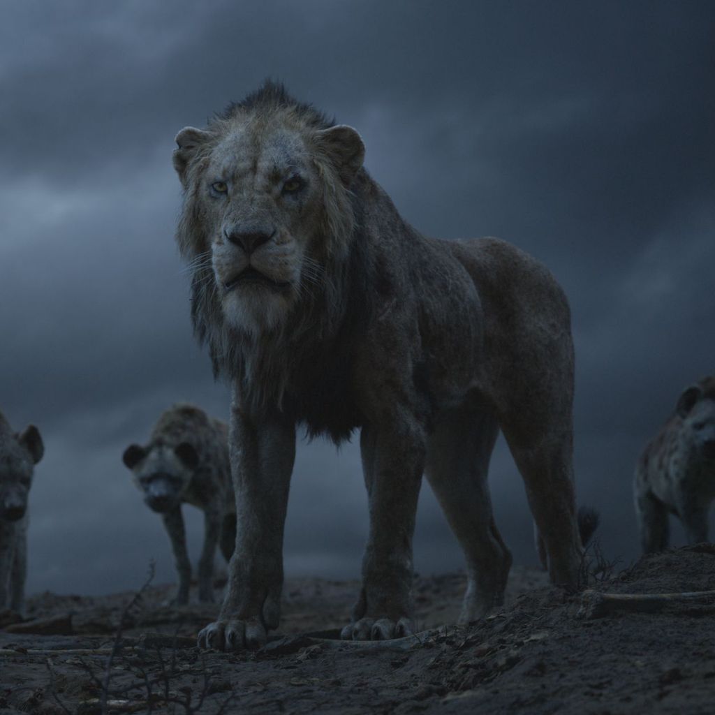 Scar und die Hyänen im Disney-Remake "Der König der Löwen"
