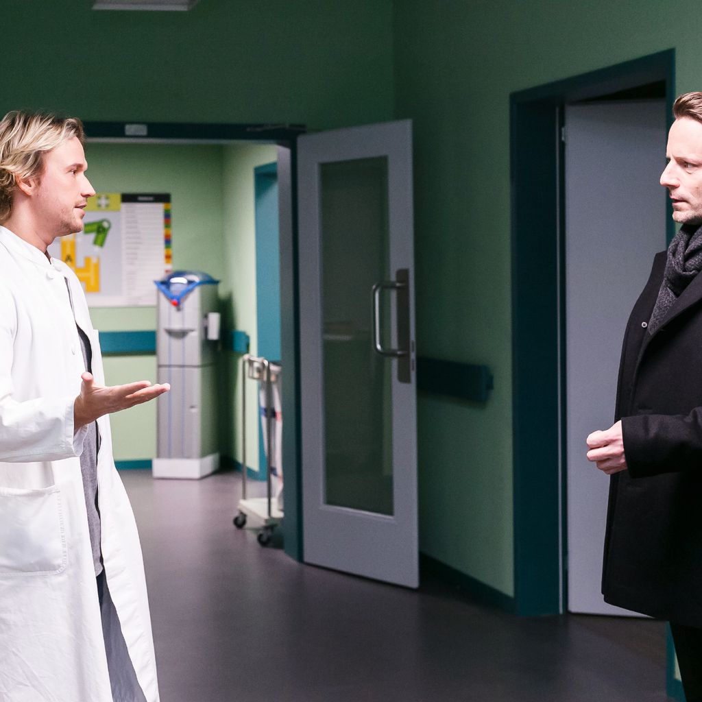 Finn (Christopher Kohn) und Justus (Matthias Brüggenolte) bei "Alles was zählt"
