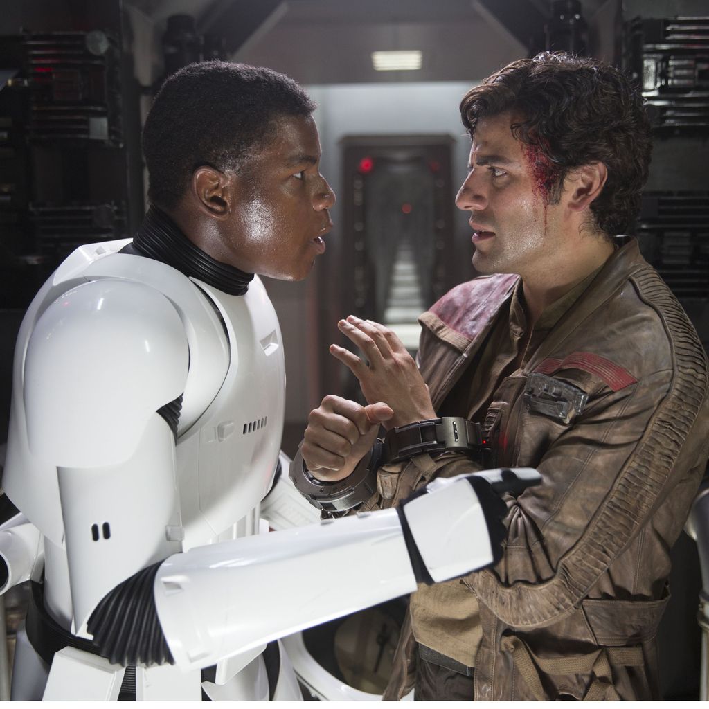 Finn (John Boyega) und Poe Dameron (Oscar Issac) in "Star Wars: Das Erwachen der Macht"