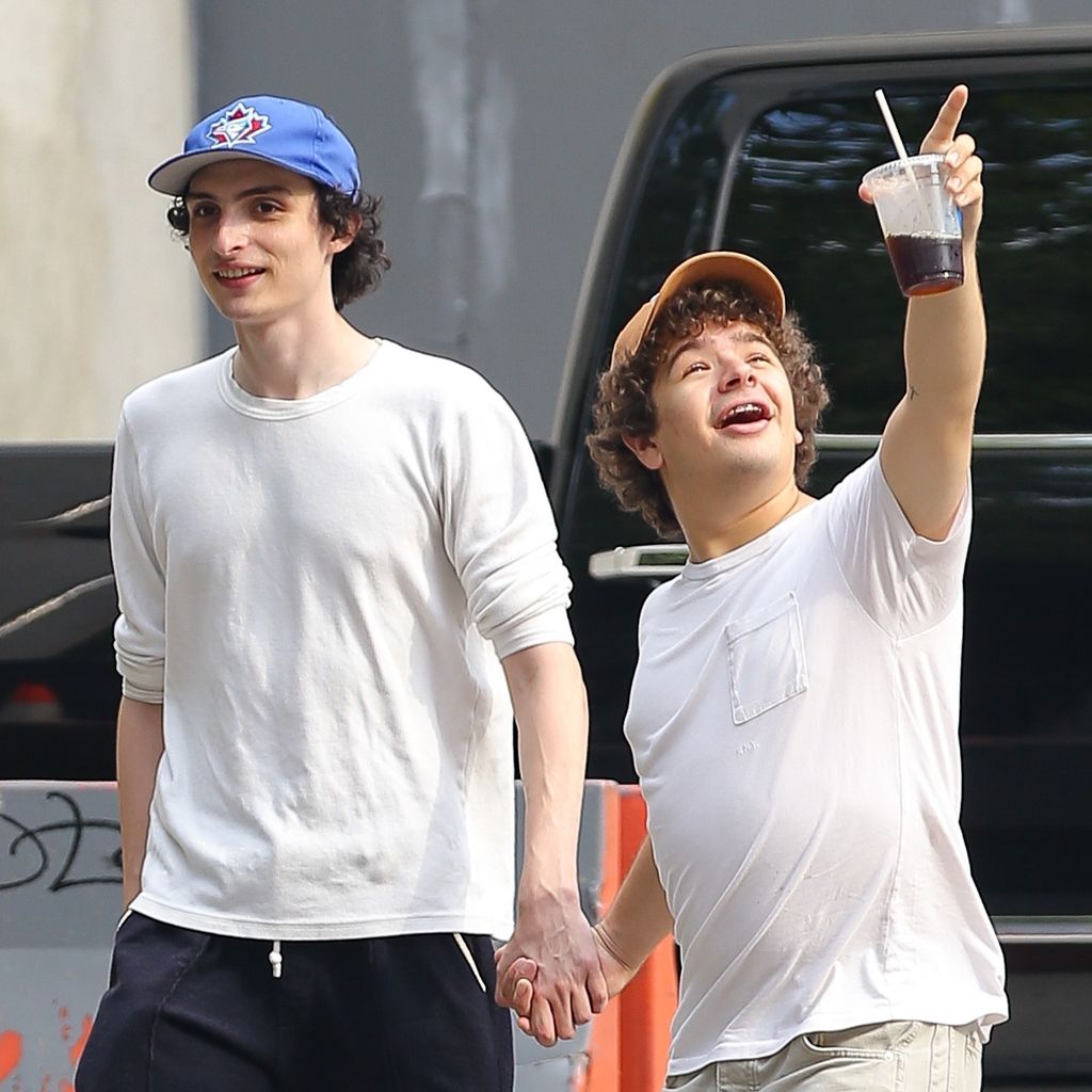 Finn Wolfhard und Gaten Matarazzo, Juli 2024