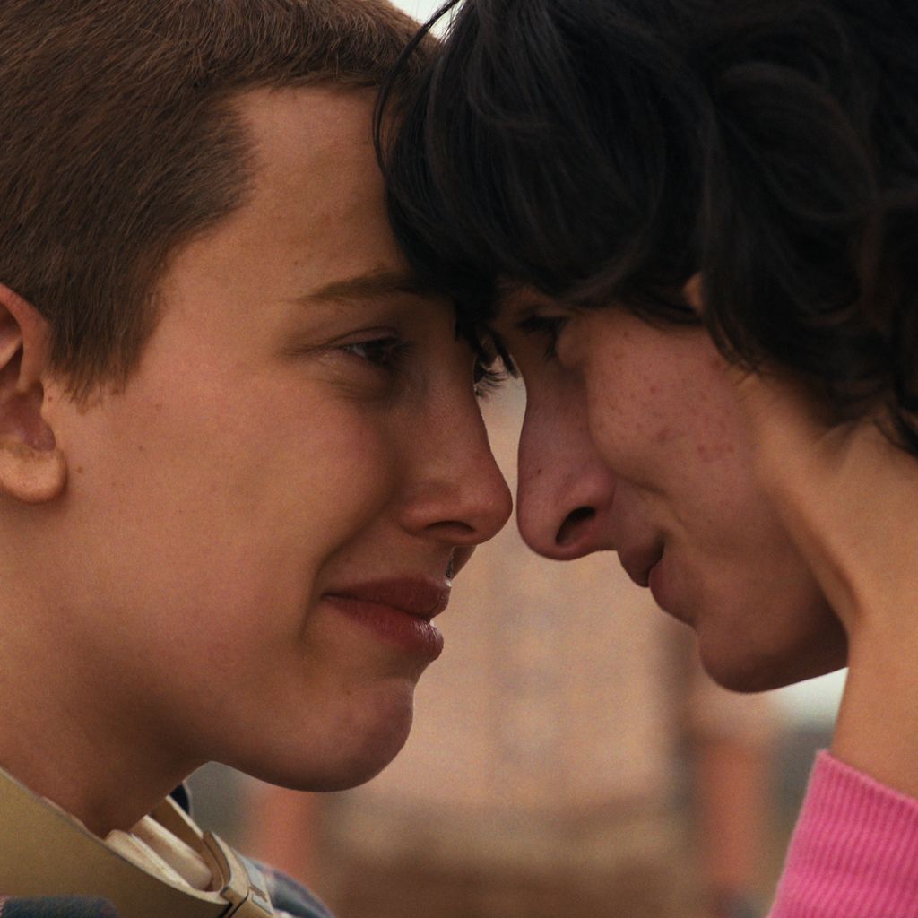 Millie Bobby Brown und Finn Wolfhard in "Stranger Things"