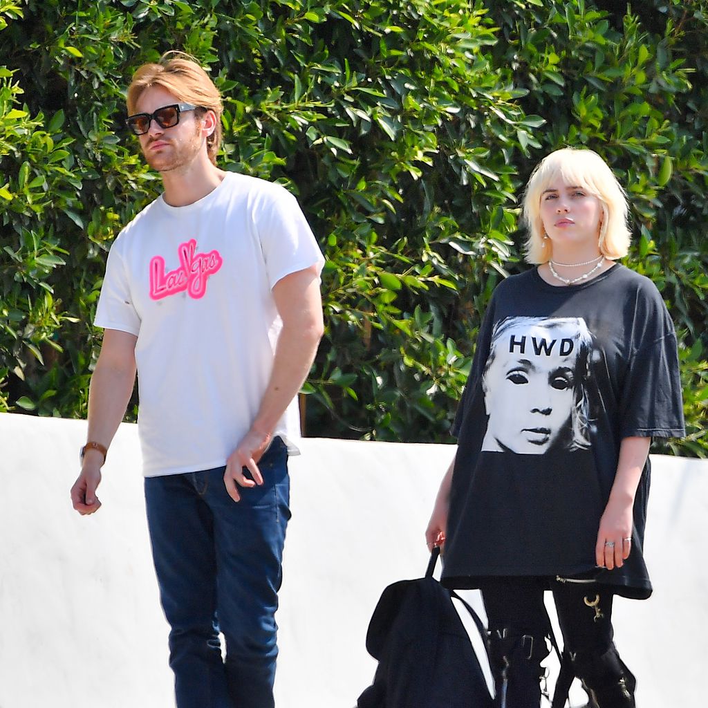 Finneas O'Connell und Billie Eilish in Santa Monica im August 2021