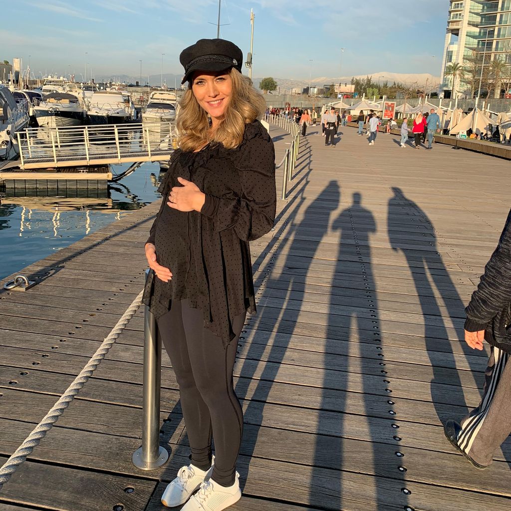 Fiona Erdmann bei ihrem Besuch im Libanon im Jahr 2020