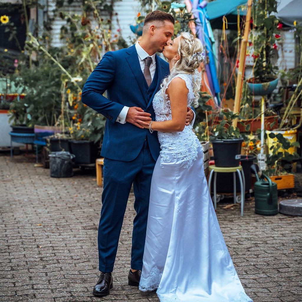 FitnessOskar und HealthyMandy an ihrer Hochzeit