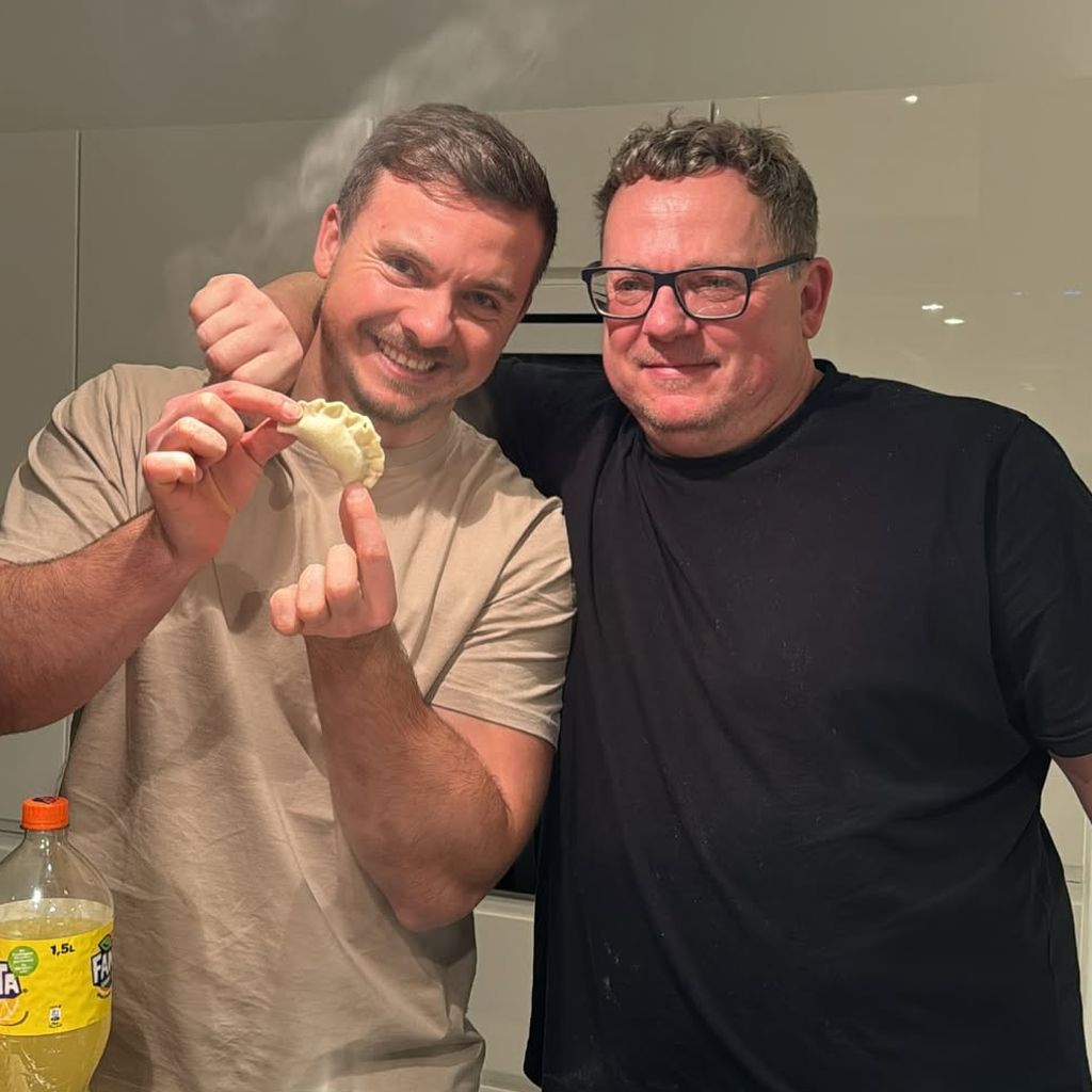Influencer FitnessOskar mit seinem Vater