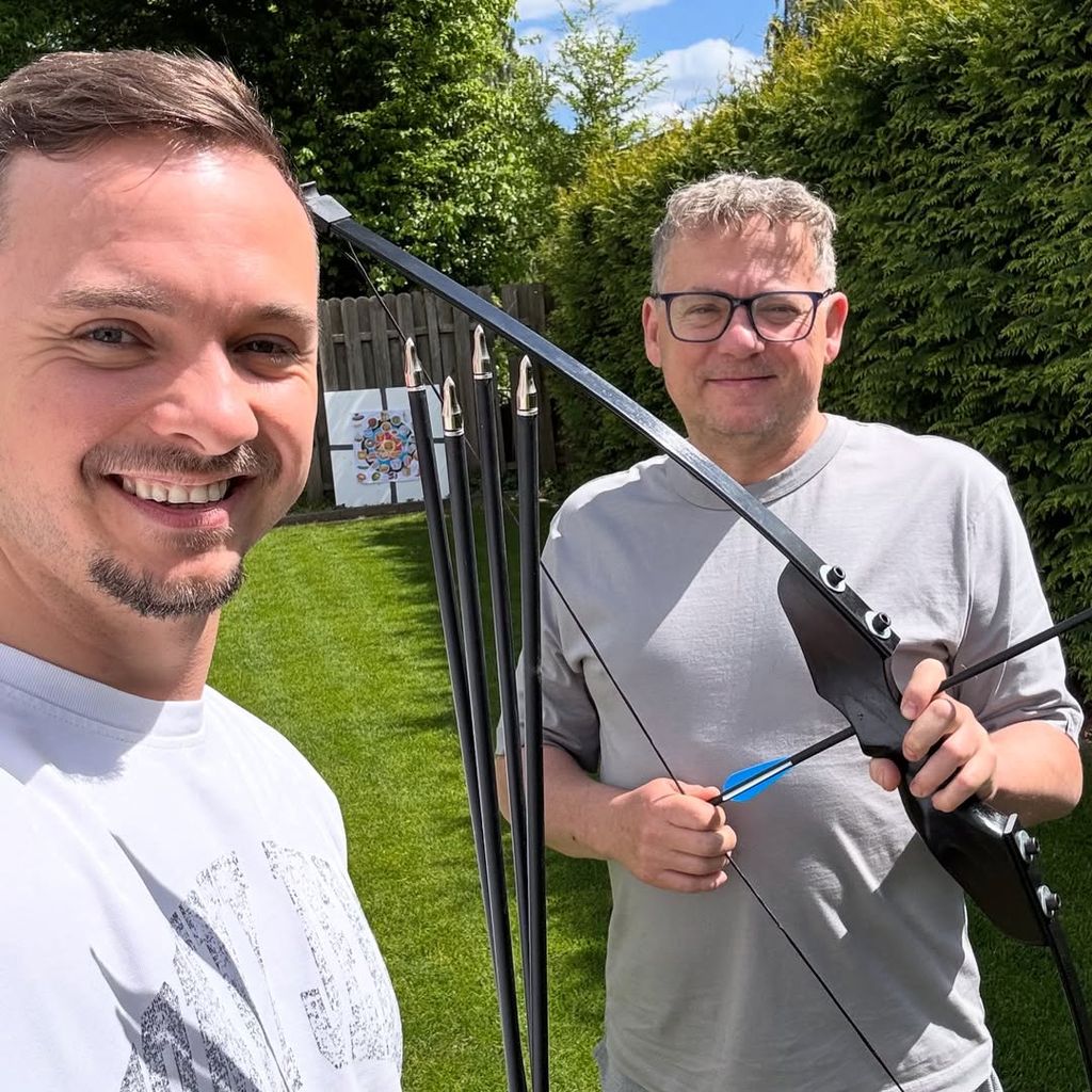 Influencer FitnessOskar mit seinem Vater