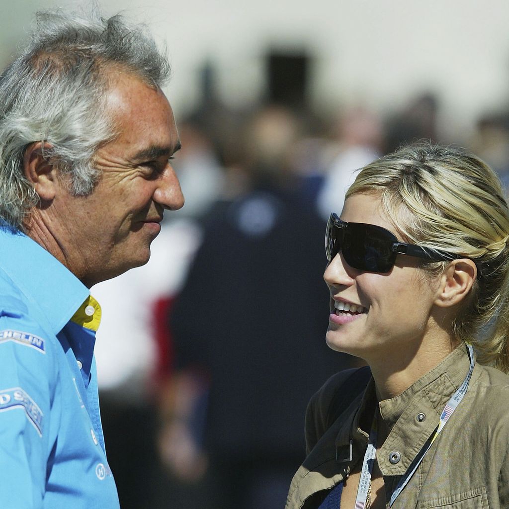 Flavio Briatore und Heidi Klum im September 2003