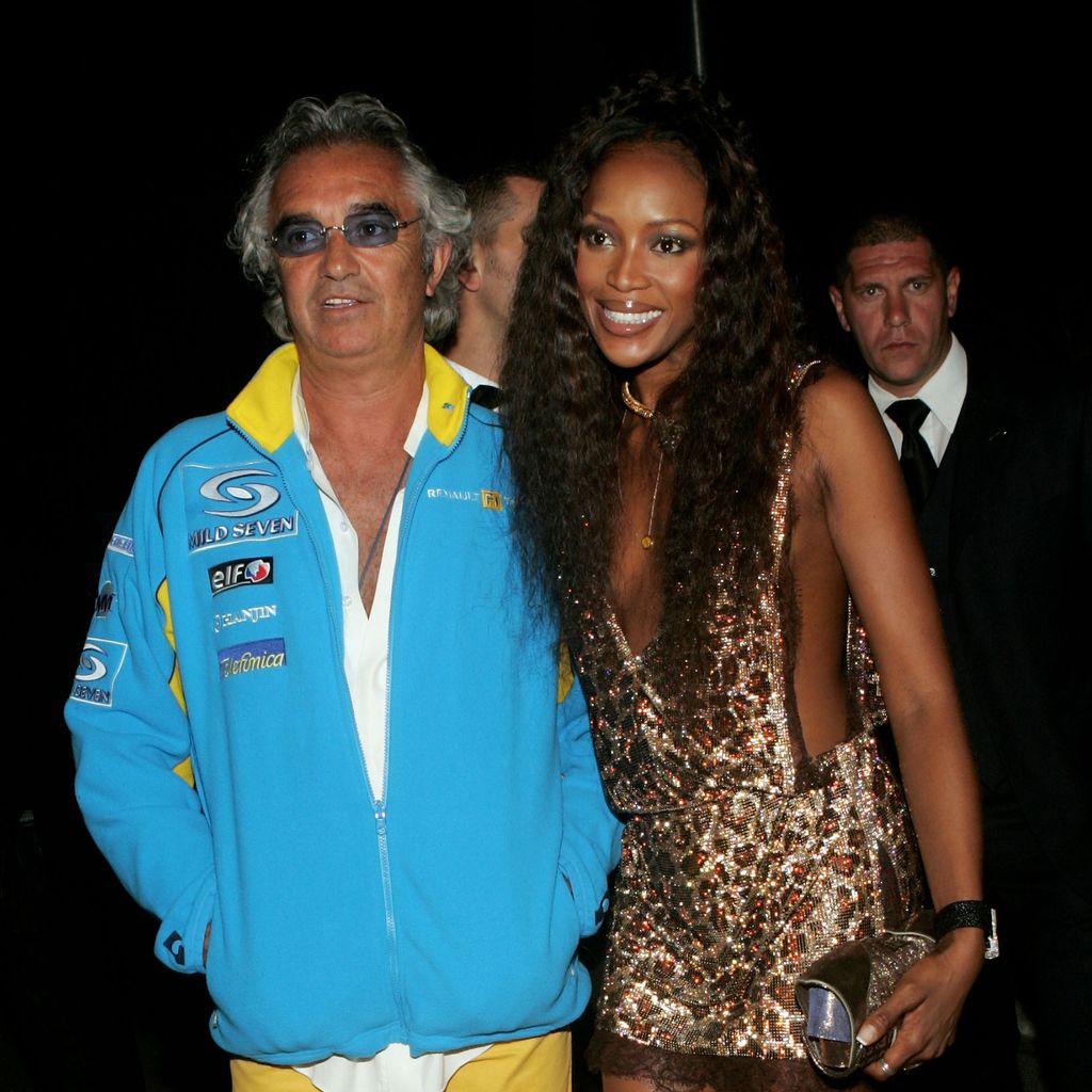 Flavio Briatore und Naomi Campbell im Mai 2005