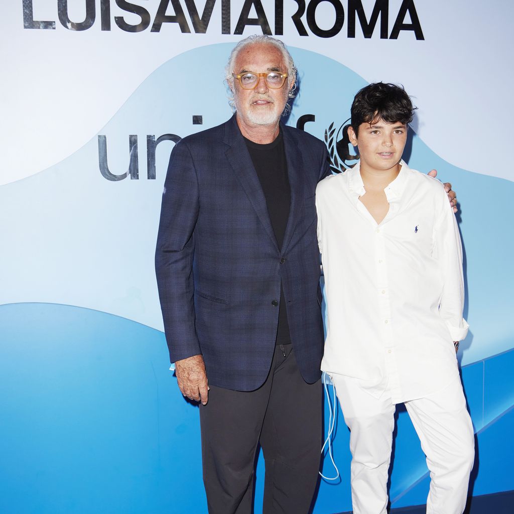 Flavio Briatore und sein Sohn Nathan bei der Unicef-Gala 2022