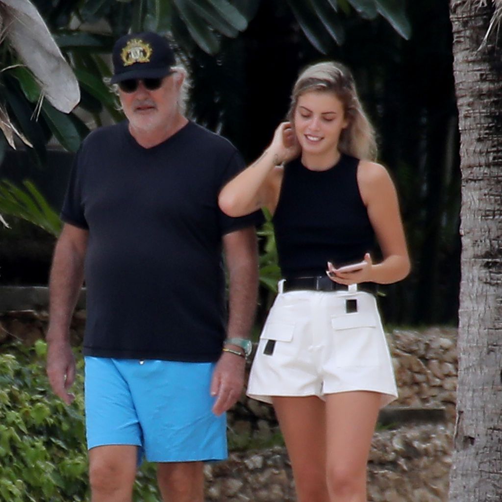 Flavio Briatore und Benedetta Bosi im Oktober 2019