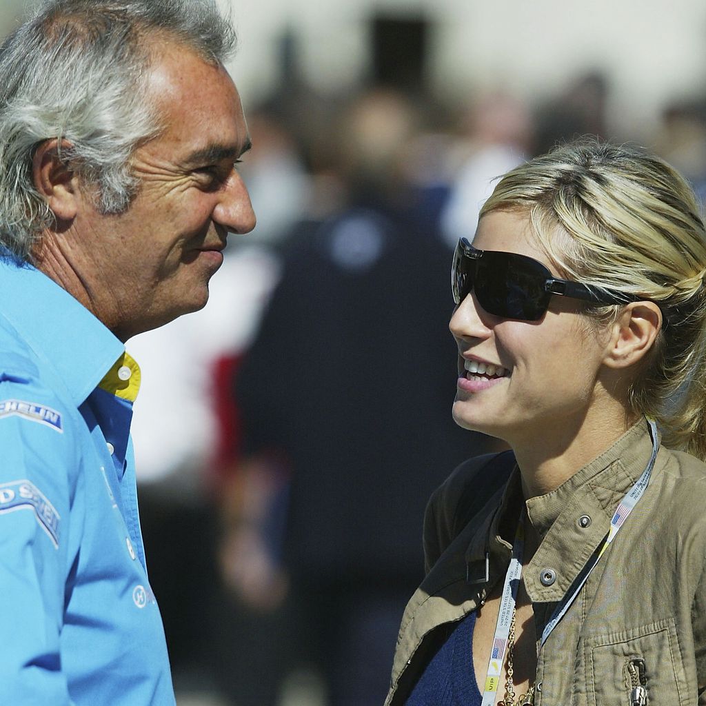 Flavio Briatore und Heidi Klum im September 2003