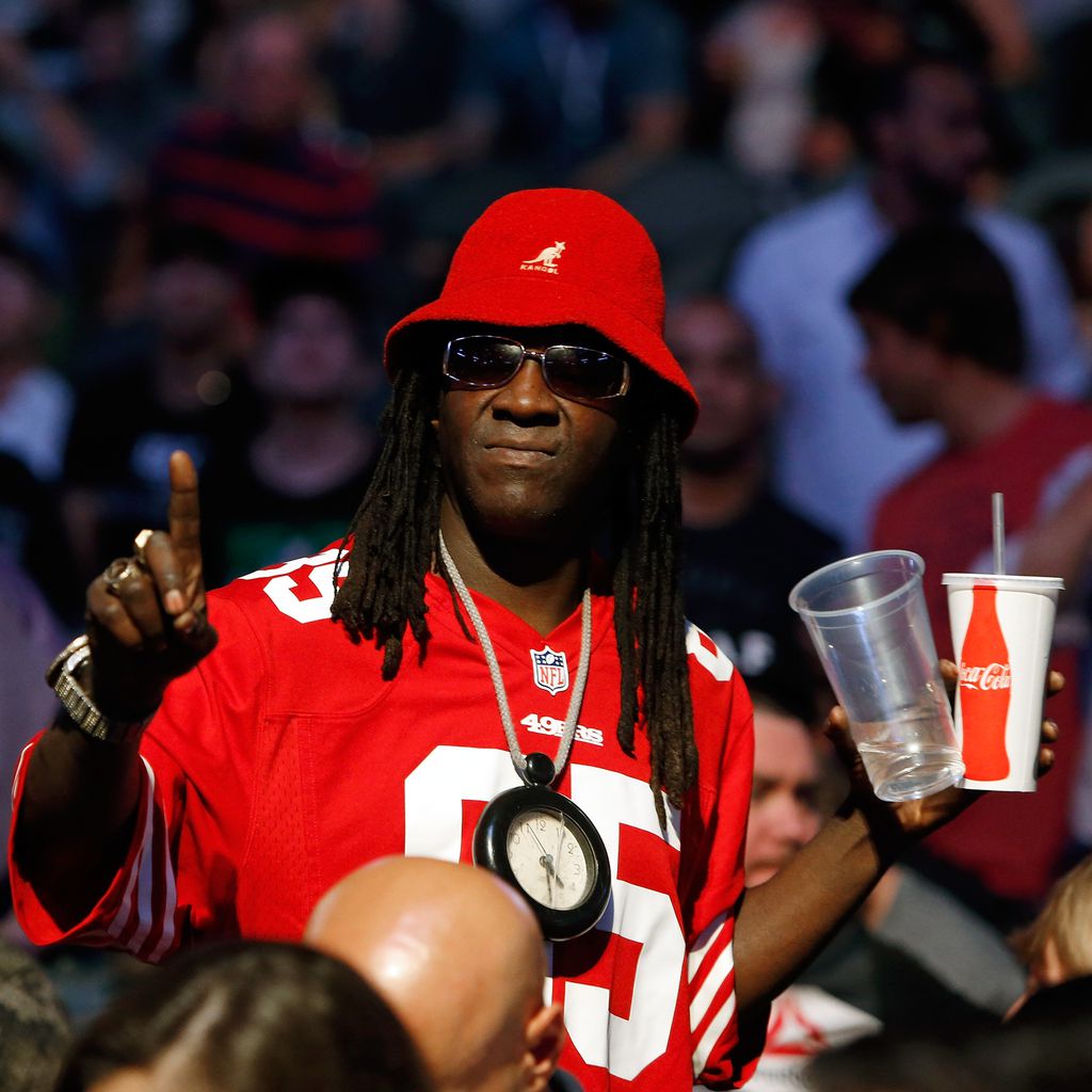 Flavor Flav bei einem Boxkampf in Las Vegas