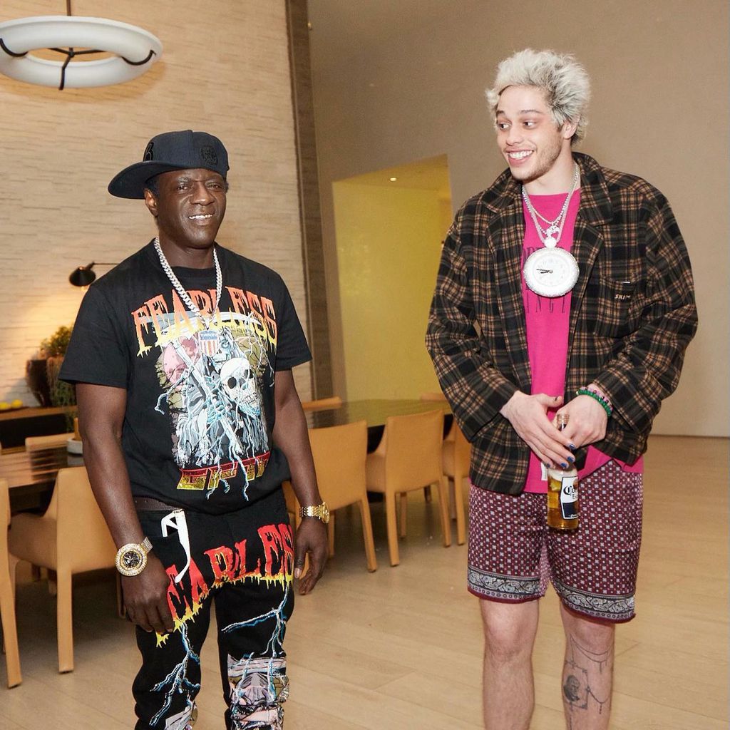 Rapper Flavor Flav und Comedian Pete Davidson