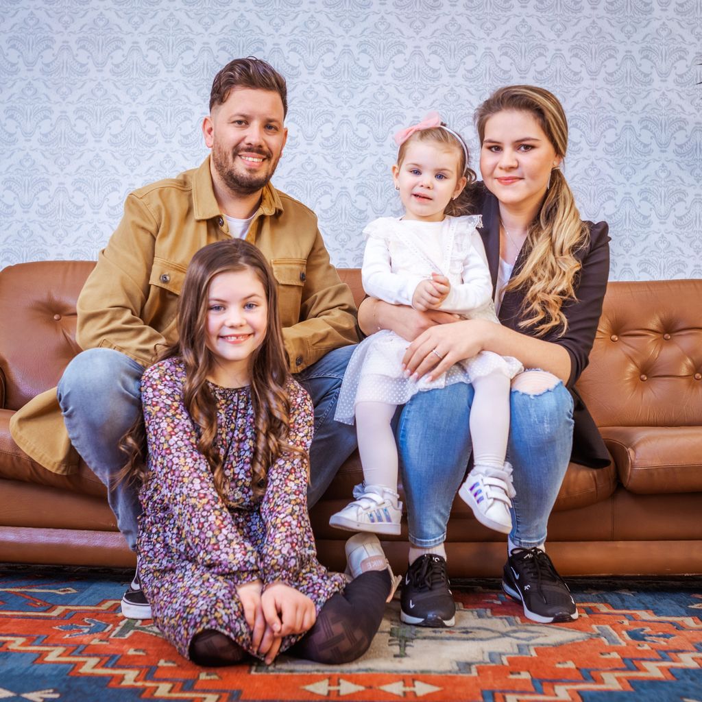 Flo und Sylvana mit ihren Töchtern Celina-Sophie und Anastasia Sophie