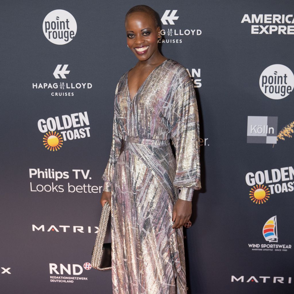 Florence Kasumba bei der 20. Movie meets Media Party