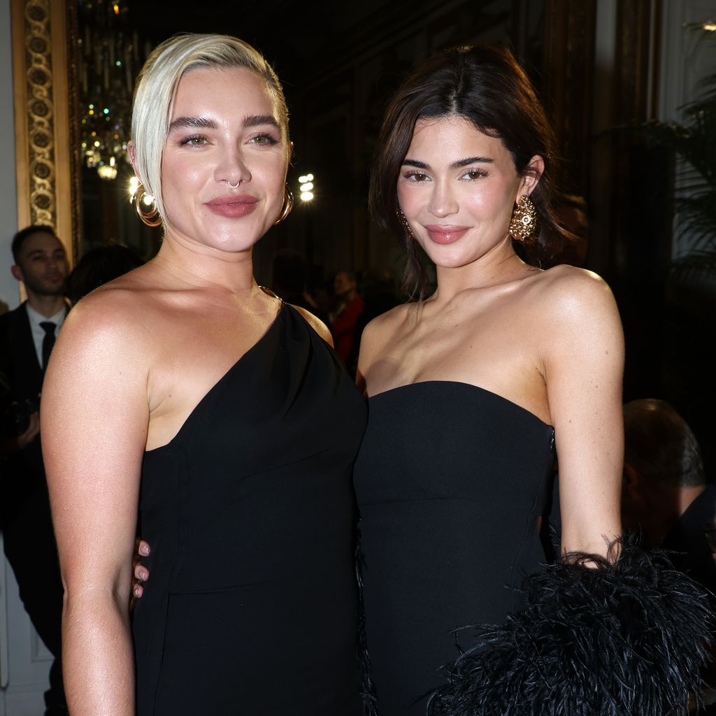 Florence Pugh und Kylie Jenner im Januar 2024