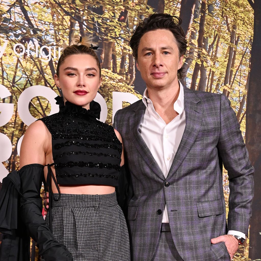 Florence Pugh und Zach Braff in London, März 2023