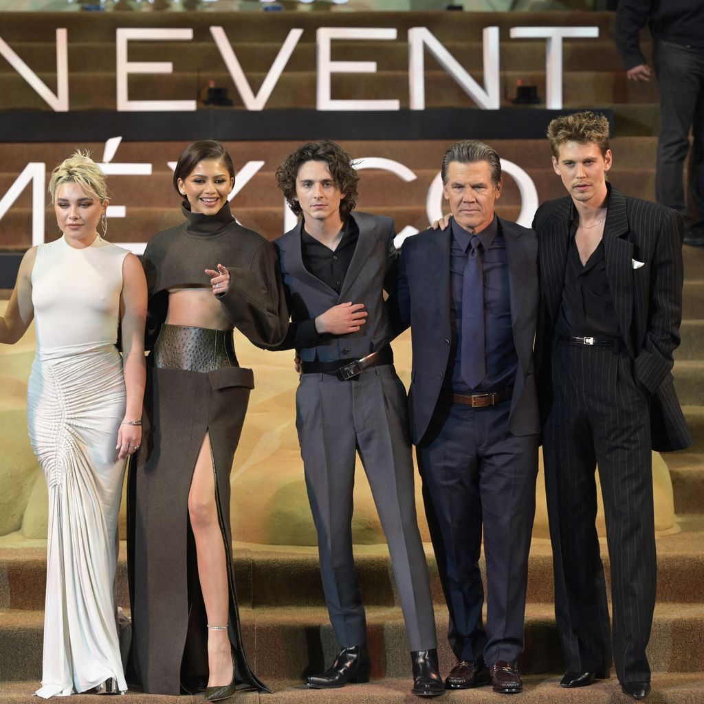 Florence Pugh, Zendaya, Timothée Chalamet, Josh Brolin und Austin Butler