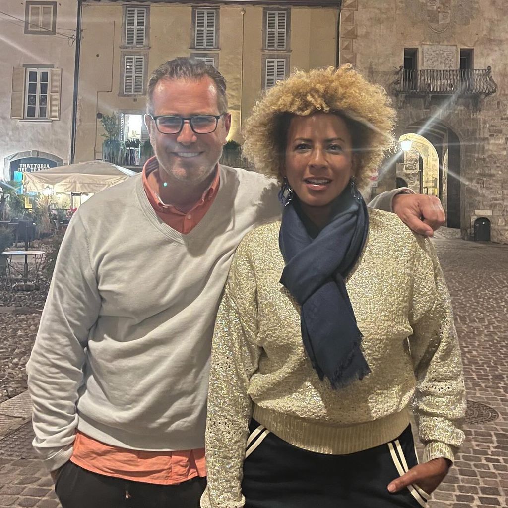 Florens Eblinger und Arabella Kiesbauer in Bergamo, November 2024