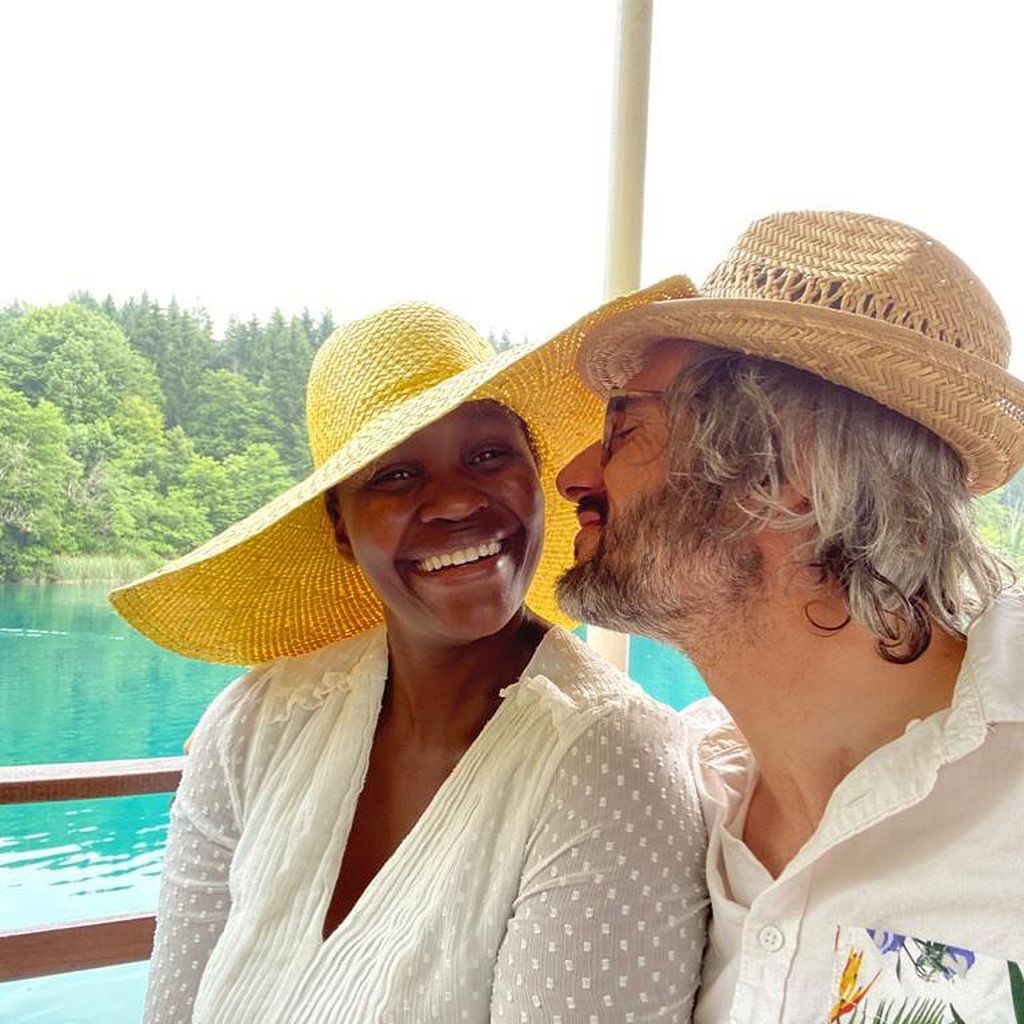 Florent Raimond und seine Partnerin Kaone Mabina im Oktober 2020
