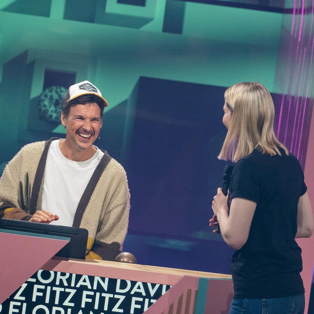Florian David Fitz und Hazel Brugger bei "Wer stiehlt mir die Show?"