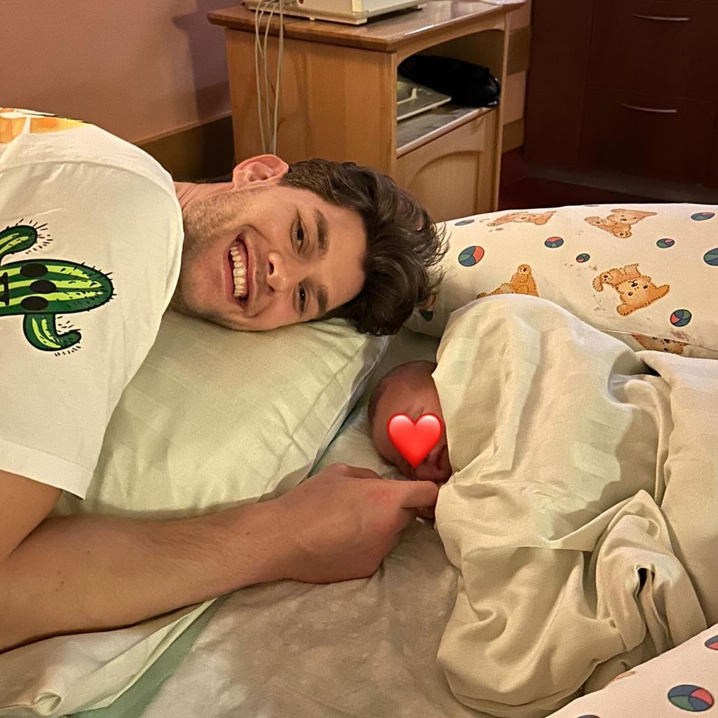 Florian Dobrić-Gerl mit seinem Sohn Marlo