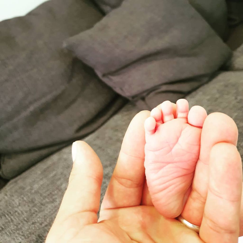 Florian Köster mit seinem Kind