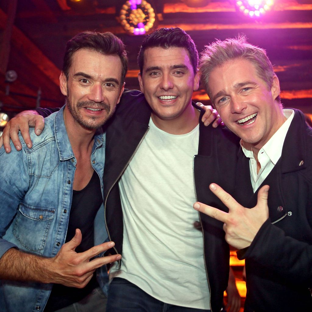 Die Klubbb3-Mitglieder Florian Silbereisen, Jan Smit und Christoff