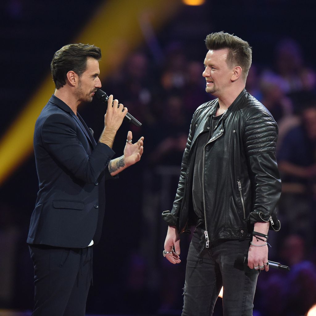 Florian Silbereisen und Ben Zucker bei "Schlagerchampions – Das große Fest der Besten"