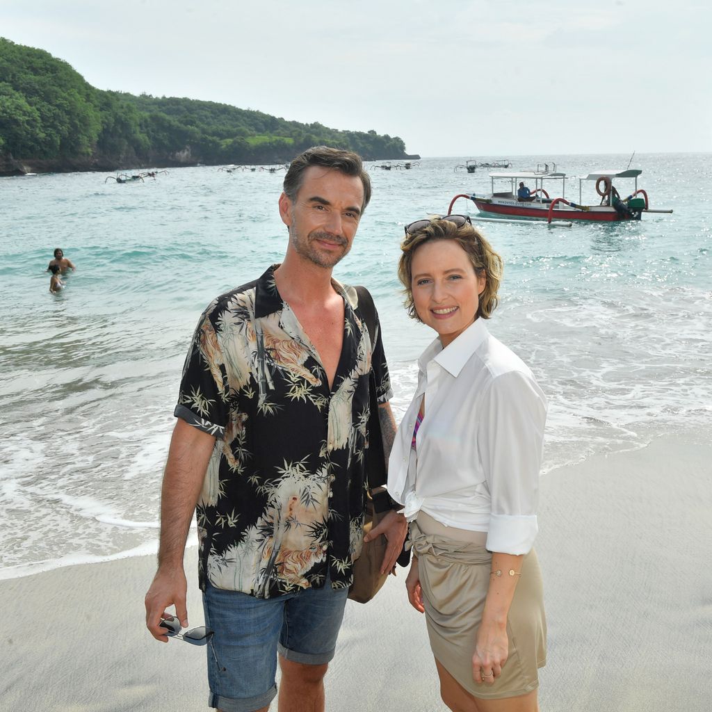 Florian Silbereisen und Wanda Perdelwitz beim "Traumschiff"