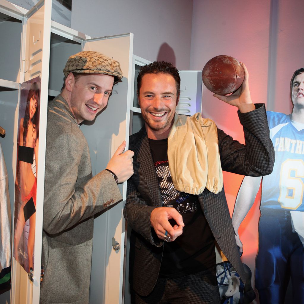 Florian Simbeck und John Friedmann im Januar 2009 in München