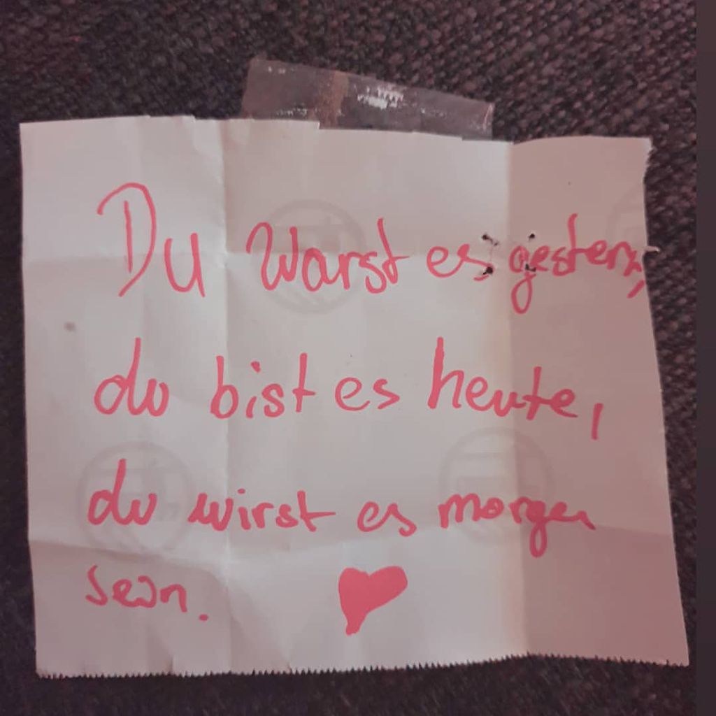 Florian Kösters Brief an Sylvana Wollny