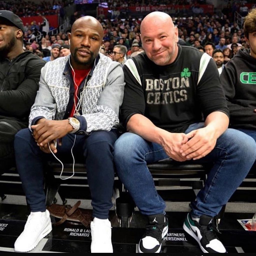 Floyd Mayweather Jr. und Dana White 2019