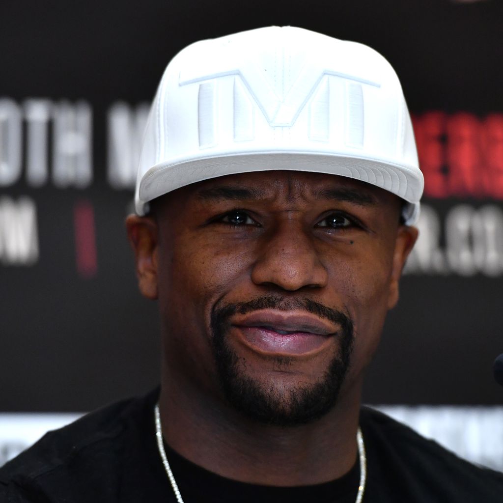 Floyd Mayweather bei einer Pressekonferenz in London