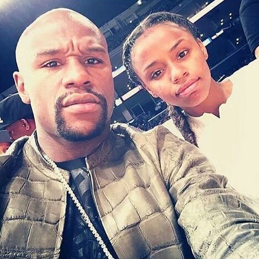 Floyd Mayweather mit Tochter Iyanna