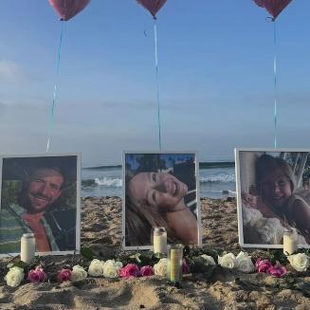 Fotos von Christian Oliver und seinen Kindern am Strand
