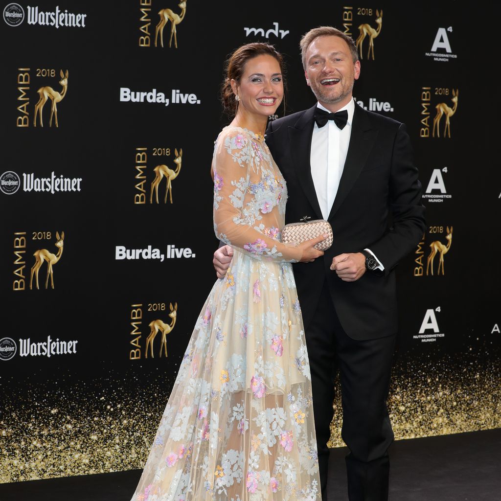 Franca Lehfeldt und Christian Lindner im November 2018