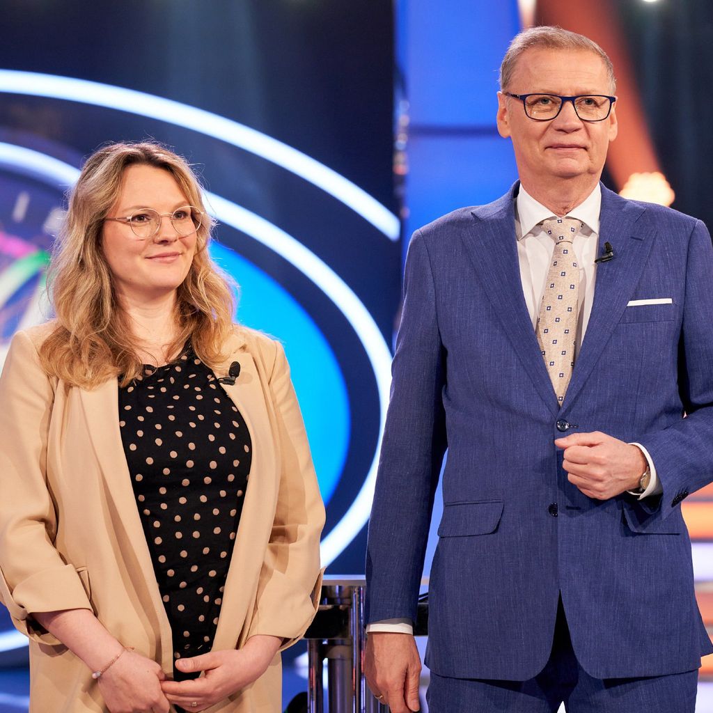 Frances Schoppe-Müller und Günther Jauch bei "Wer wird Millionär?"